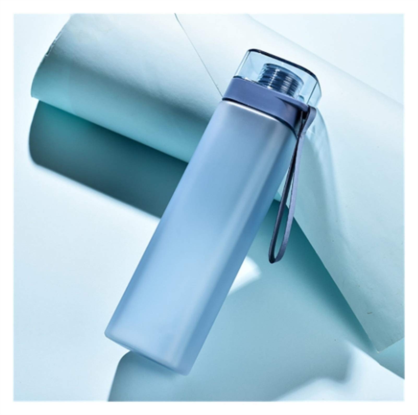 Bouteille d'eau carrée de Grande capacité, sans BPA, idéale pour Le Cyclisme et Les Sports de Plein air