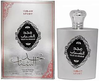 Ard Al Zaafaran Perfumes Majd Al Shabab Sport Eau de Perfume Spray for Women, 3.4 Ounce