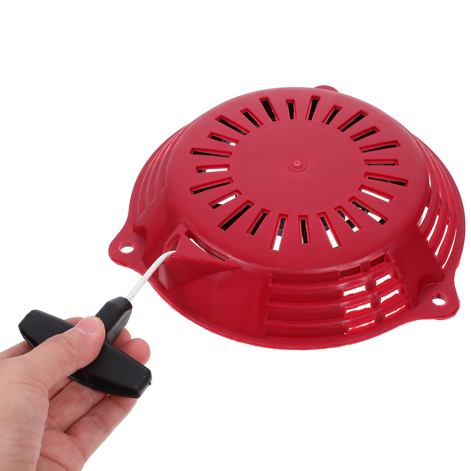 2 Piezas Arrancador de Arranque para Cortacésped de Gasolina Compatible con Repuesto Duradero para Jardín y Césped con Cuerda de Tracción Resistente