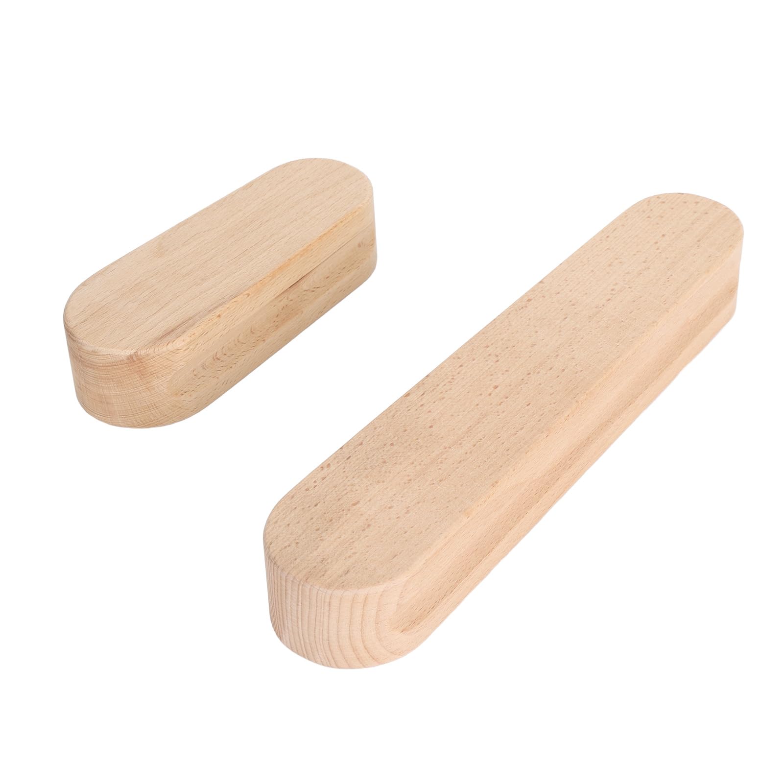 2 pezzi Batacchio da sarto in legno di faggio per trapunte Batacchio da sarto in legno duro per ferro da stiro a vapore per appiattire i tessuti Pressatura a punti