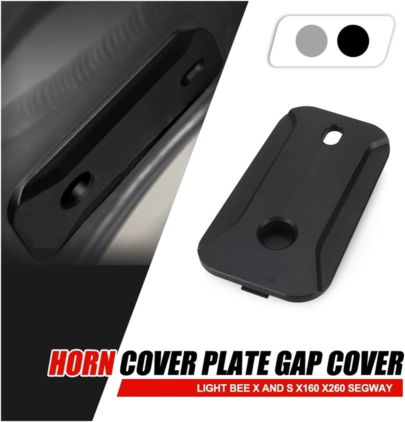 ruixingdianzishangwu Compatible With CNC Aluminum Horn Cover Plate Gap Cover Compatible With X And S X160 X260 Compatible With Electric Dirt Bike