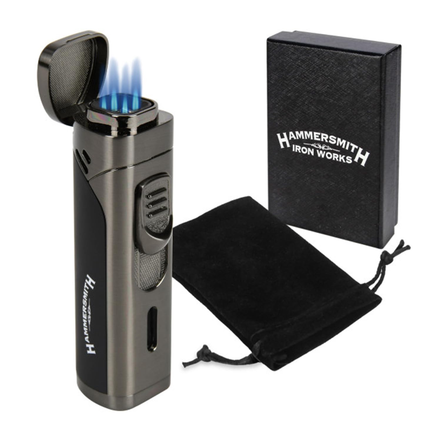Amazon.com: Hammersmith Ballistic Quad-Flame Butane Torch Lighter