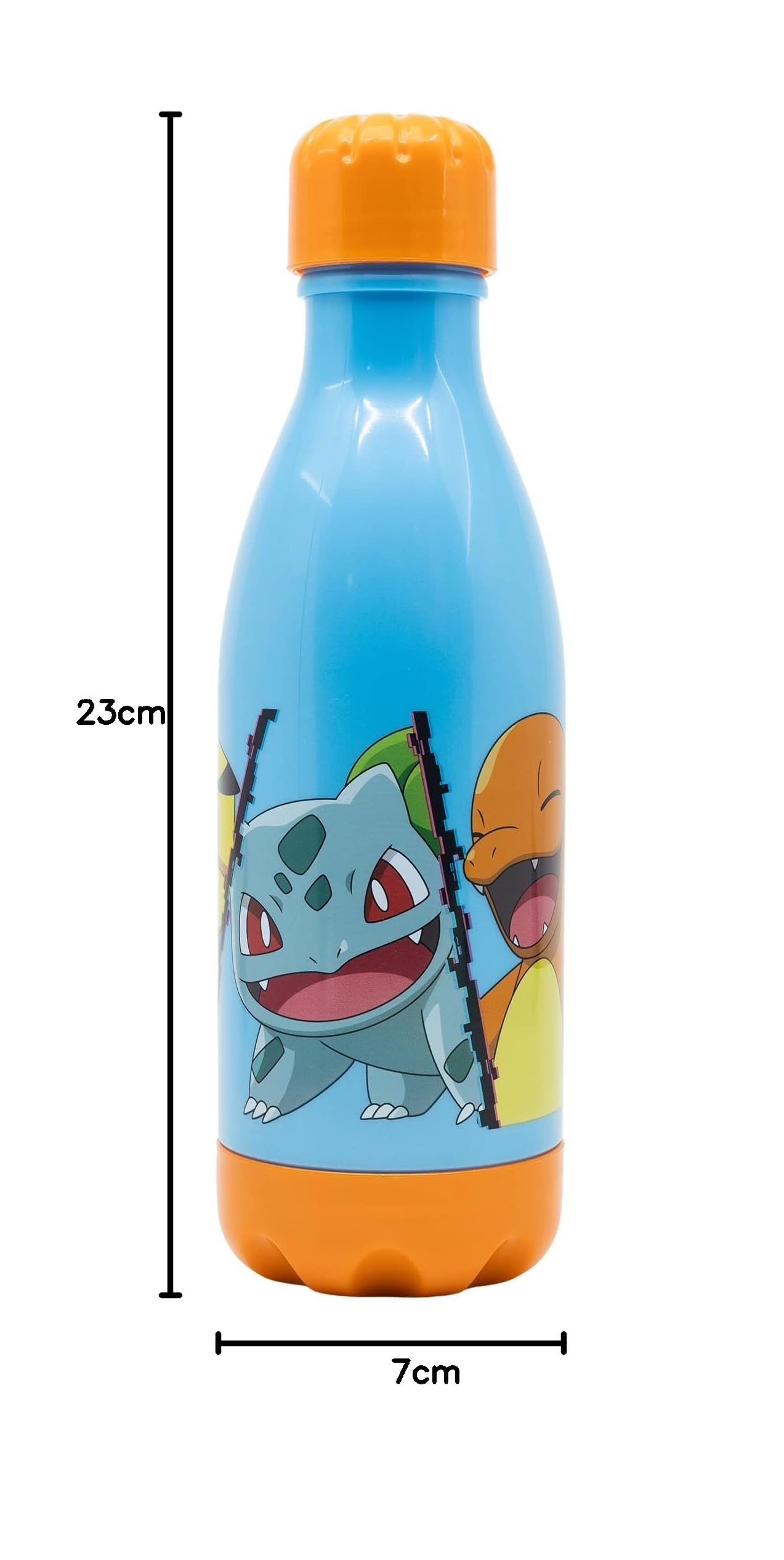 Gourde Réutilisable Pokémon 560ml Plastique Sans BPA Bouchon à Vis
