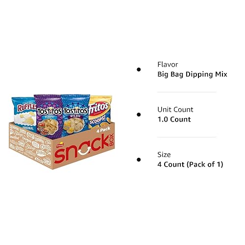 Miniatura 6 de Frito-Lay Good para el paquete variado con Tostitos Scoops Tostitos BiteSize Ruffles Pack Big Bag Dipping Mix 4 Count