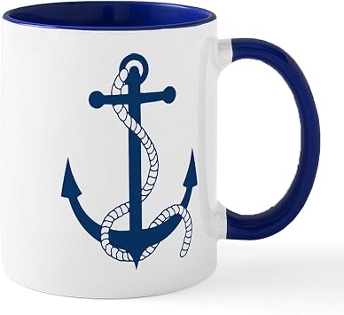 CafePress Anchor Sailing Mug