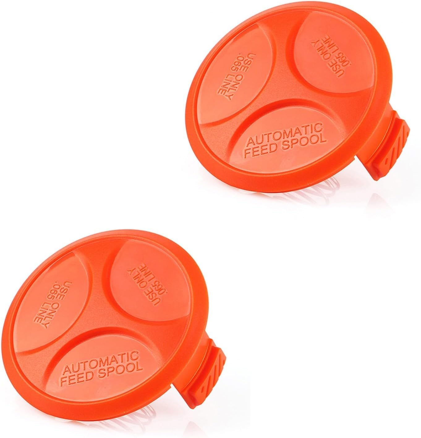 Cubierta de carrete y resorte para Black & Decker BESTA525 BESTA528 BESTA530 ST1823 GH400 GL280 GL30 GL301 accesorios de repuesto (2 piezas)