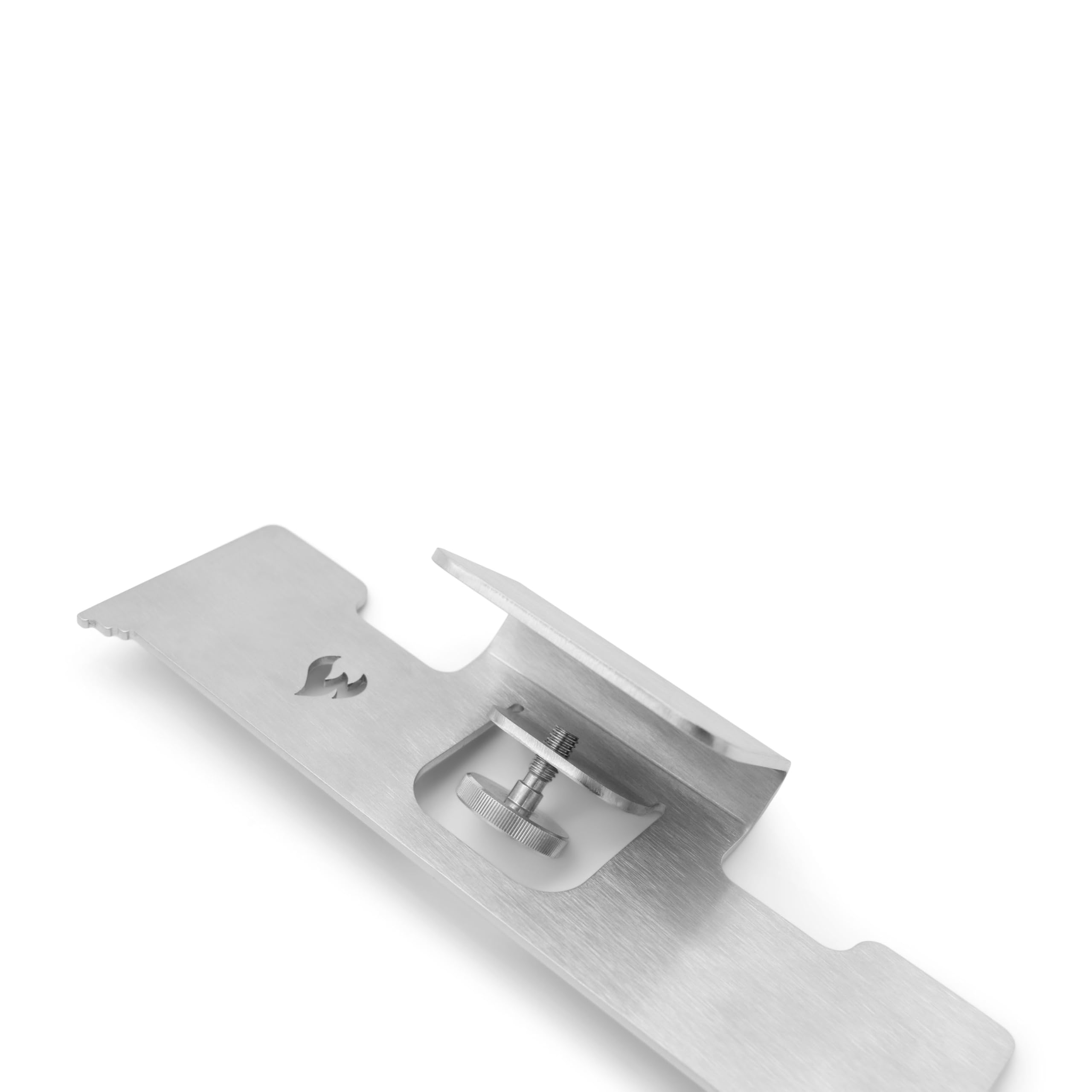 Grillrost.com Das Original Adapter für Flammlachshalter - Zur Befestigung an jeder Feuerplatte
