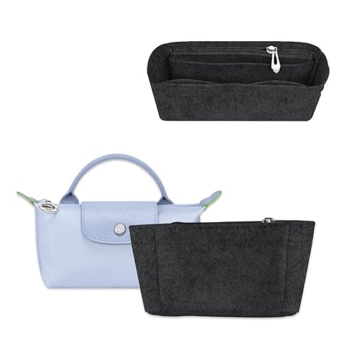 Chispee Felt Purse Organizer Insert for Longchamp Le Pliage &