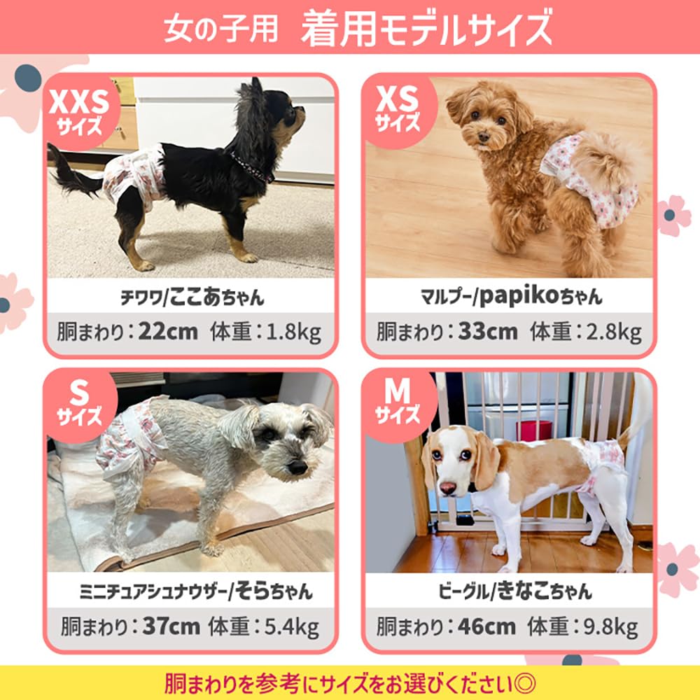 Amazon | アイリスオーヤマ ピタフィット ペット用おむつ M 51枚入