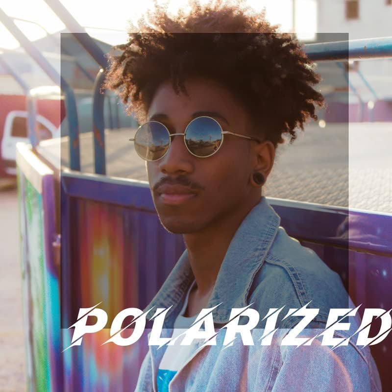 Joopin Hippie Round Sunglasses for Women Men Small Circle Sun Glasses Polarized UV400 Protection - Image 2