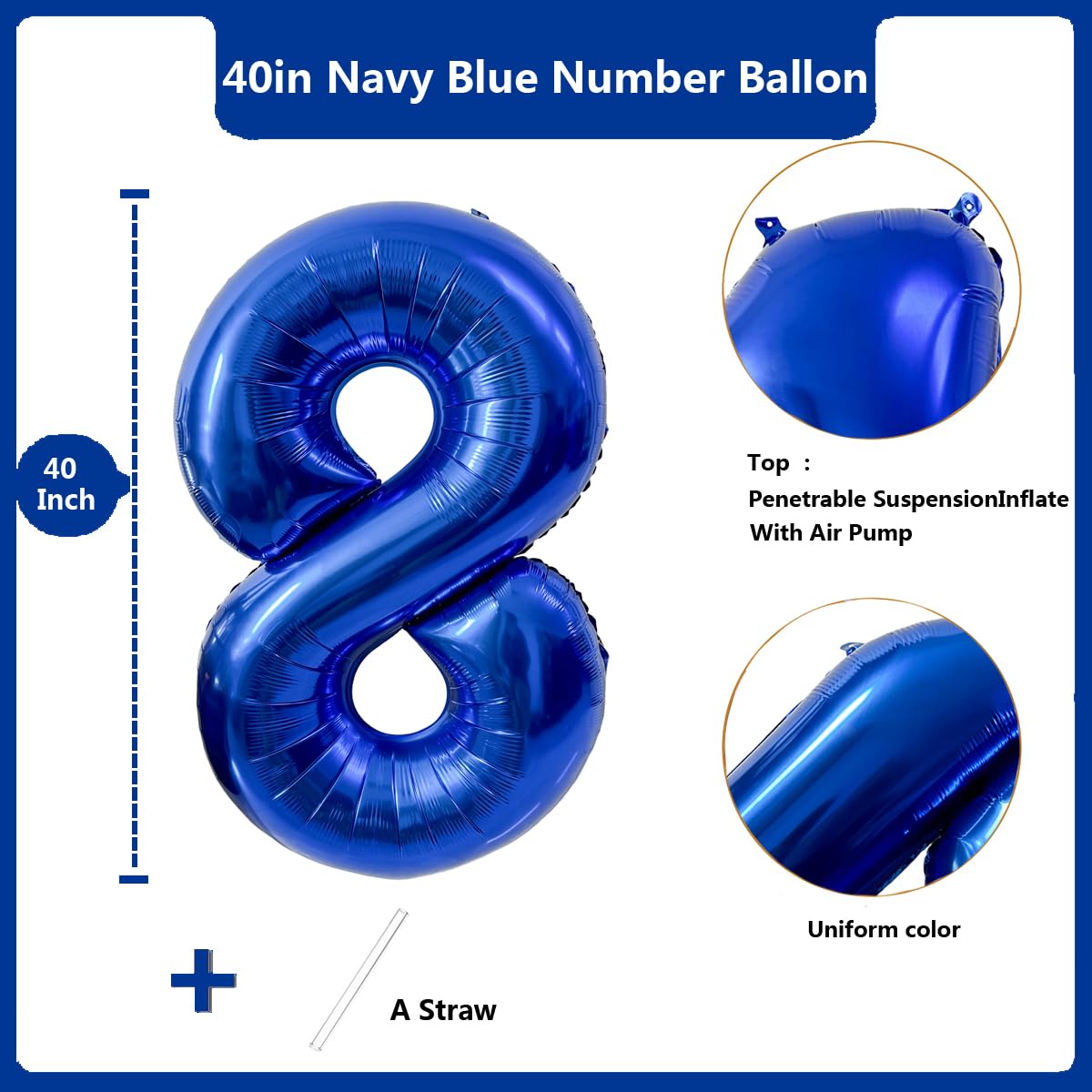 Red 0 balloon 40 Inch Giant Helium Foil Number 0 to 9 Red Balloon Birthday Wedding Party Digital Decorations (Number 0) — view 154