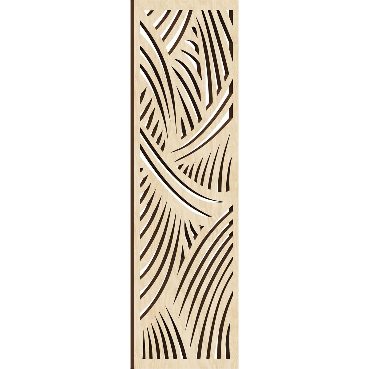 Chester Decorative Pierced Fretwork Wood Wall Panels, 13 3/8"W x 34 3/8"H x 3/8"T, Birch