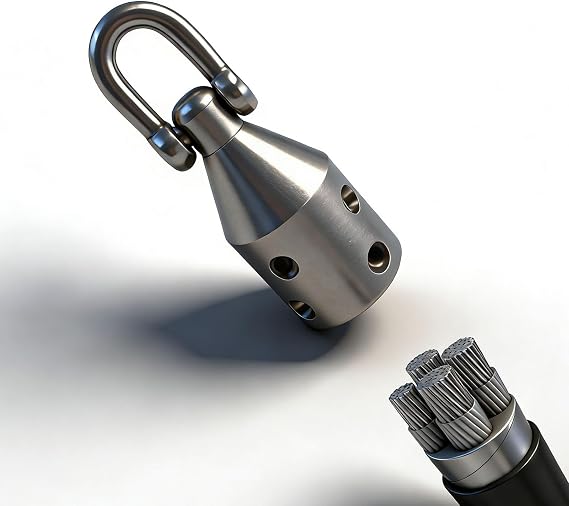 Wire Puller, Wire Pulling Tools, Cable Puller, Wire Pulling Attachment, Electrical Cable Pulling Tool, Wire Pulling Head for Electricians