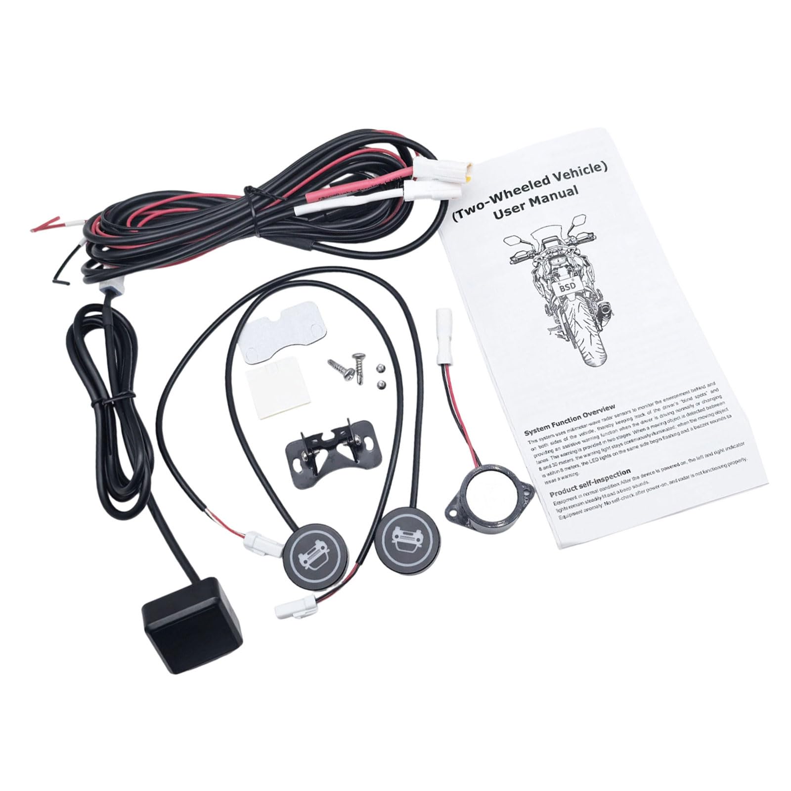 CUNZJIA ABS Vehicle Collision Warning Device for Cars and Motorcycles with High Accuracy Detector and Sturdy Construction