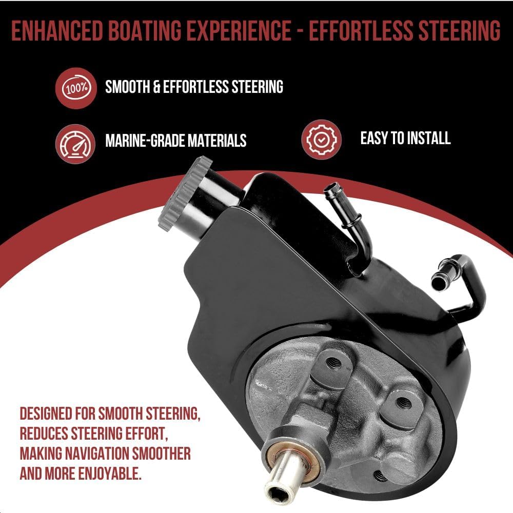 RPS Complete Power Steering Pump for Volvo Penta. Replaces 3860871, 3884974