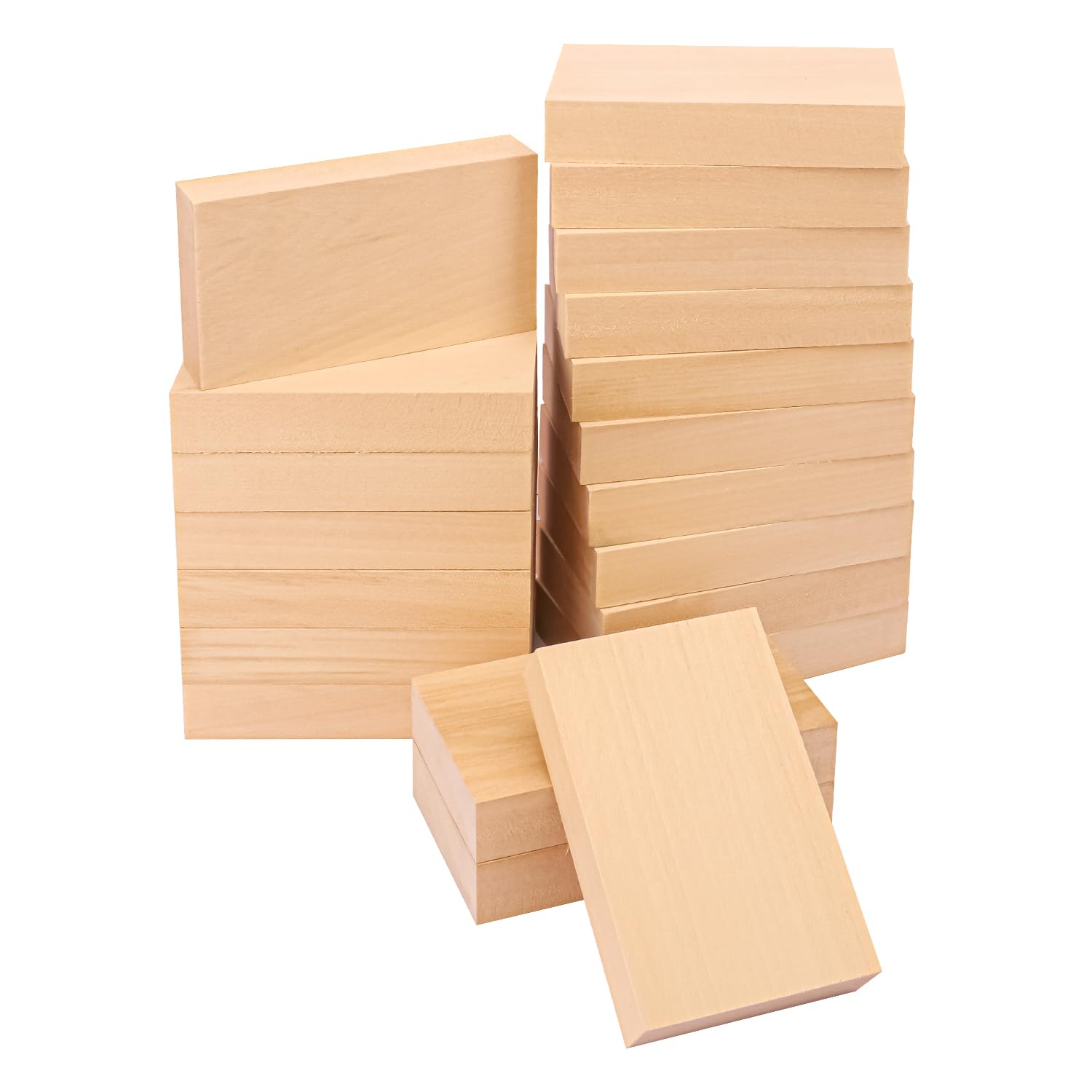 ALPHA & CRAFT WOOD WORKS INC 5個セット Amazon.com: kukmakri 20 Pack 3 x 5 Inch Wood Blocks for Crafts, 5
