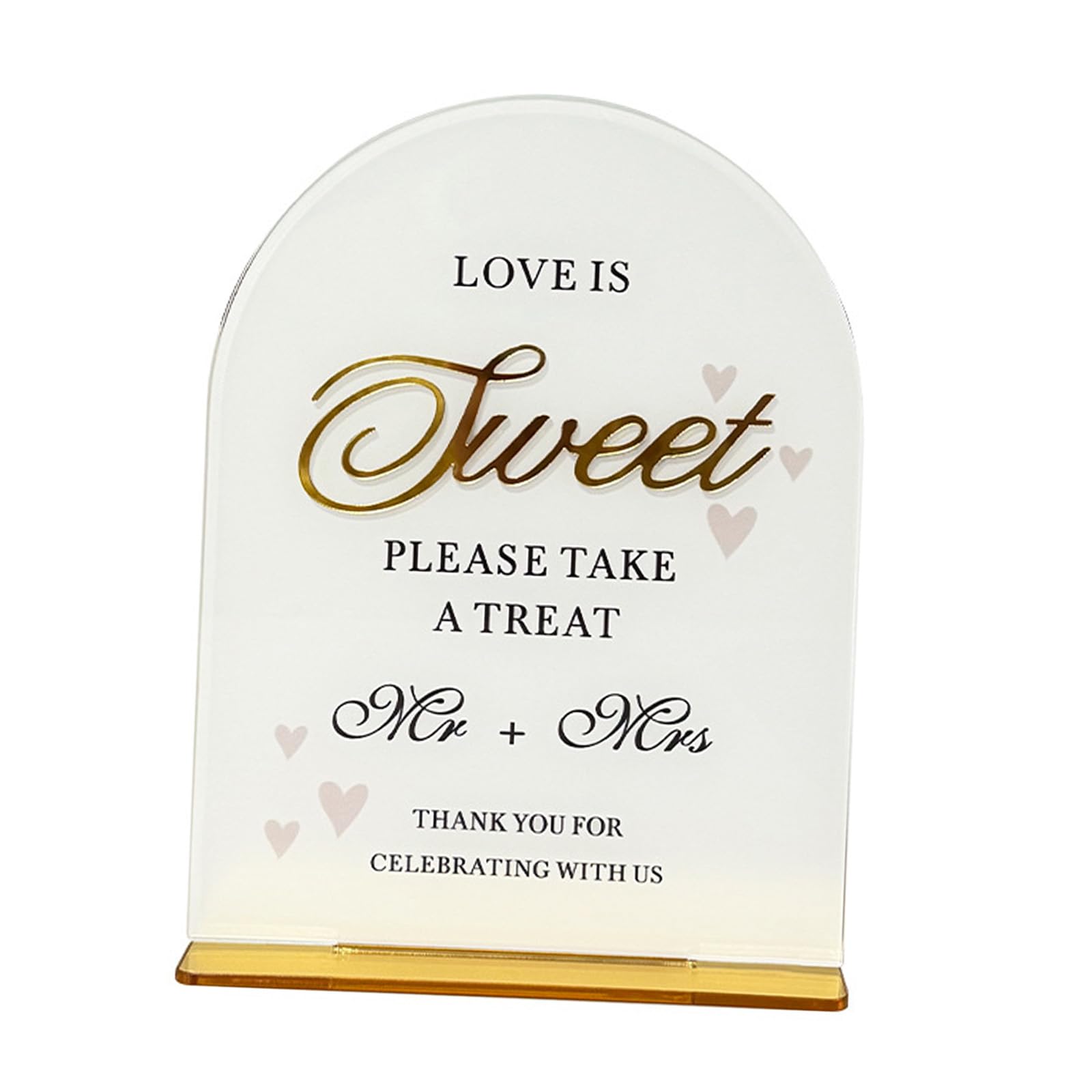 NMFLAB Dessert Table Sign Decorative Wedding Dessert Table Acrylic Sign for Wedding Reception Baby Showers Birthday Acrylic