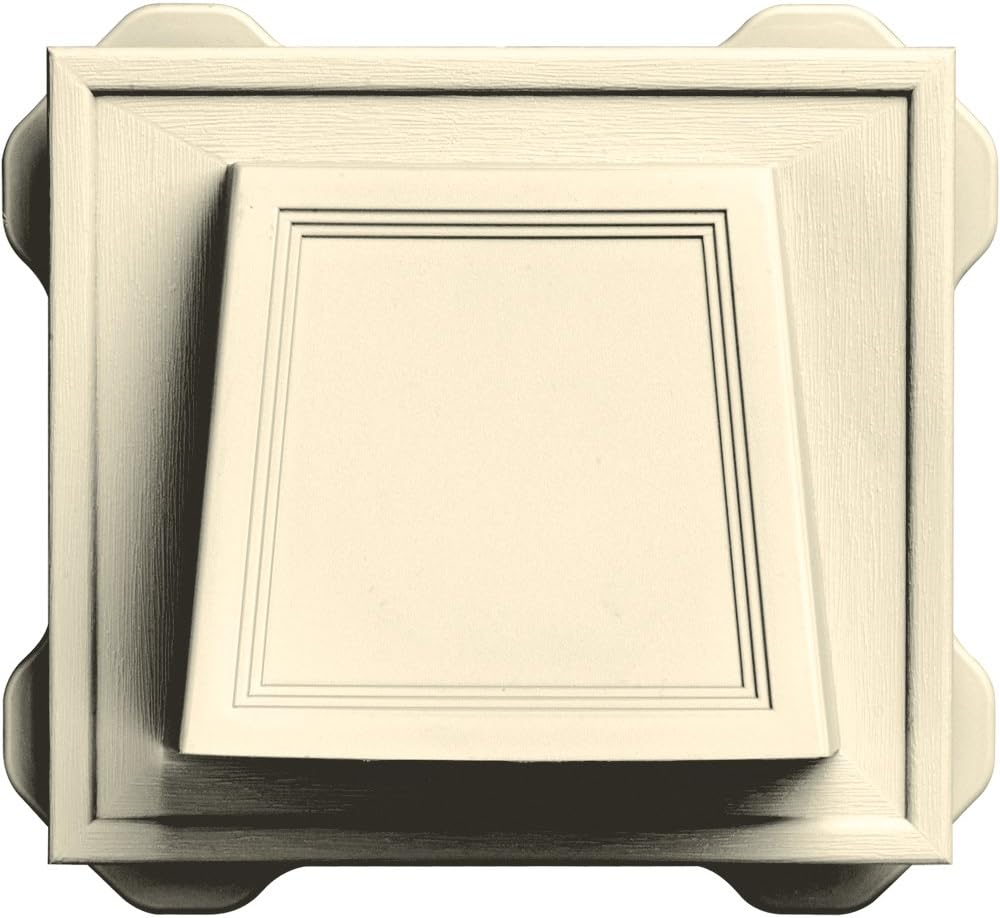 Builders Edge 140116774001 Hooded Ventilator, 4 in, 4", 001 White