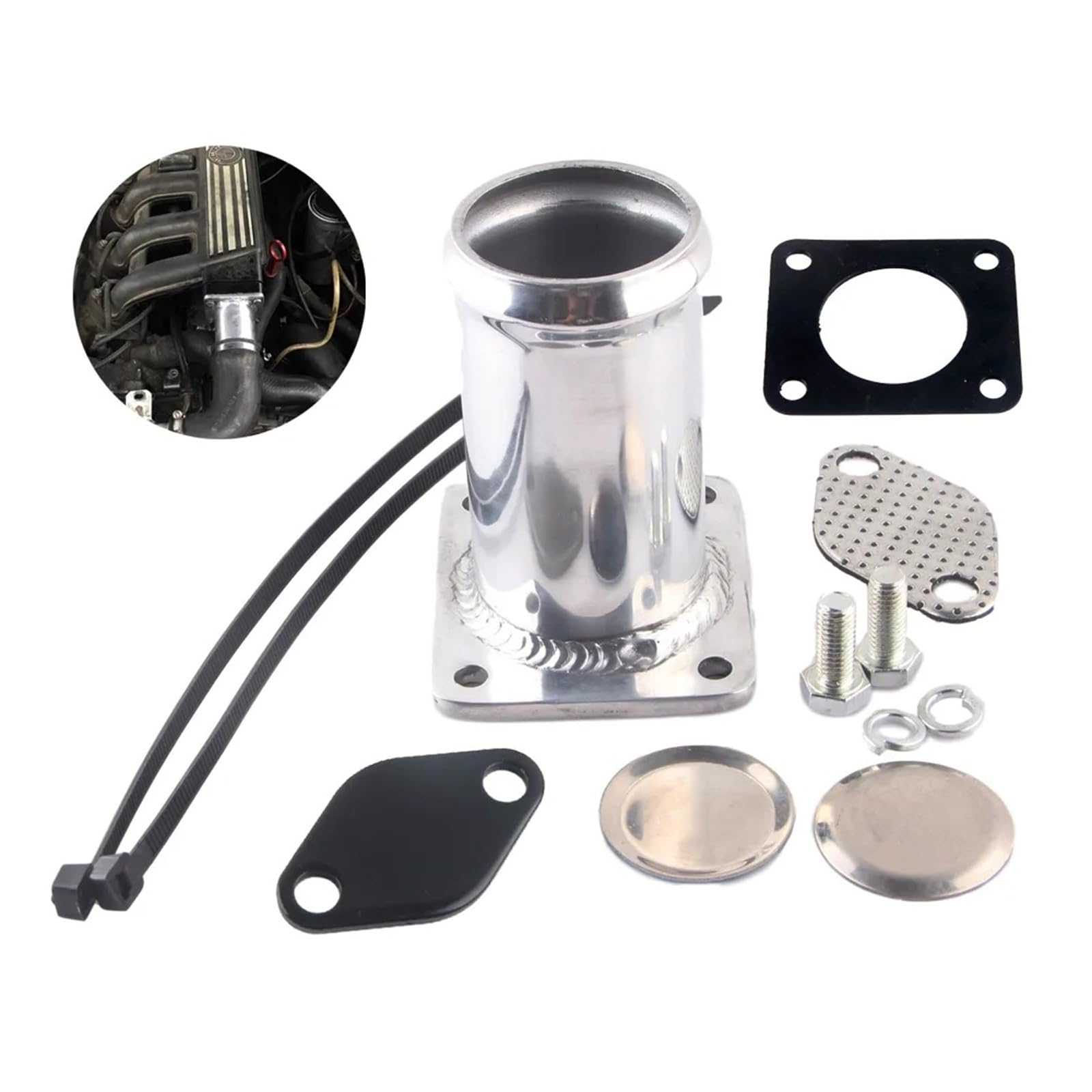 Sifusm Adaptor Egr Valve Recirculation Valves For Bmw For E46 318D 320D 330D 330Xd 320Cd 318Td 320Td Fitting Plugs Cooler Thermostat Bungs(Adaptor)