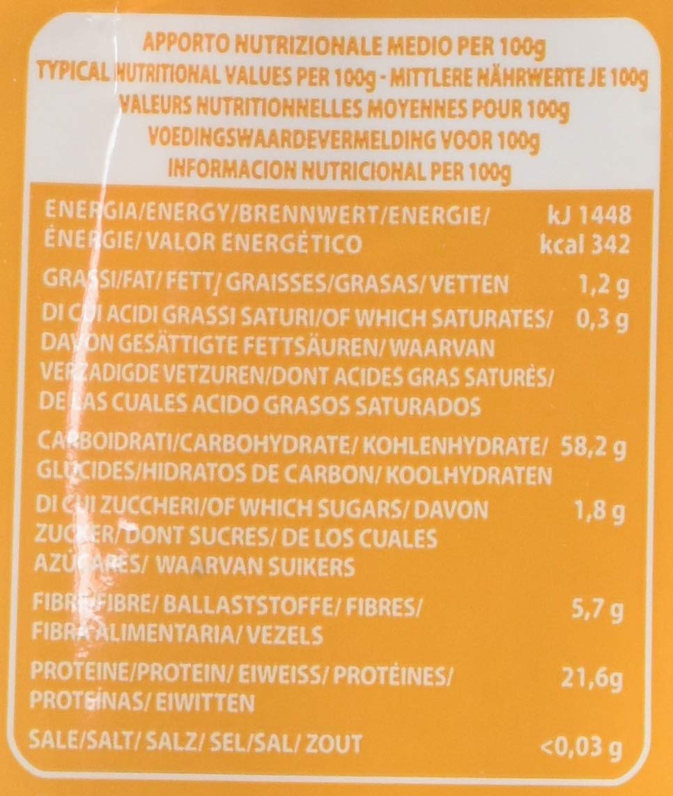 Probios Penne 100% Lenticchie Gialle Bio senza Glutine - Confezione da 12 x 250 g