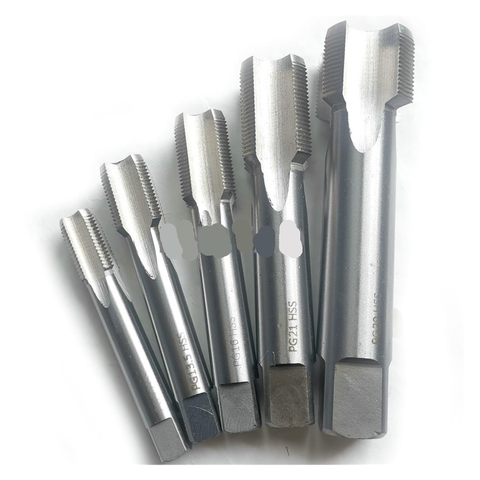 Utensile per filettare tubi Maschio PG7 filettato HSS Standard PG9 Maschi for bombole di gas a 80 gradi for tubi PG11 PG13.5 PG16 PG21 PG29 for condotti(PG11 1pcs)