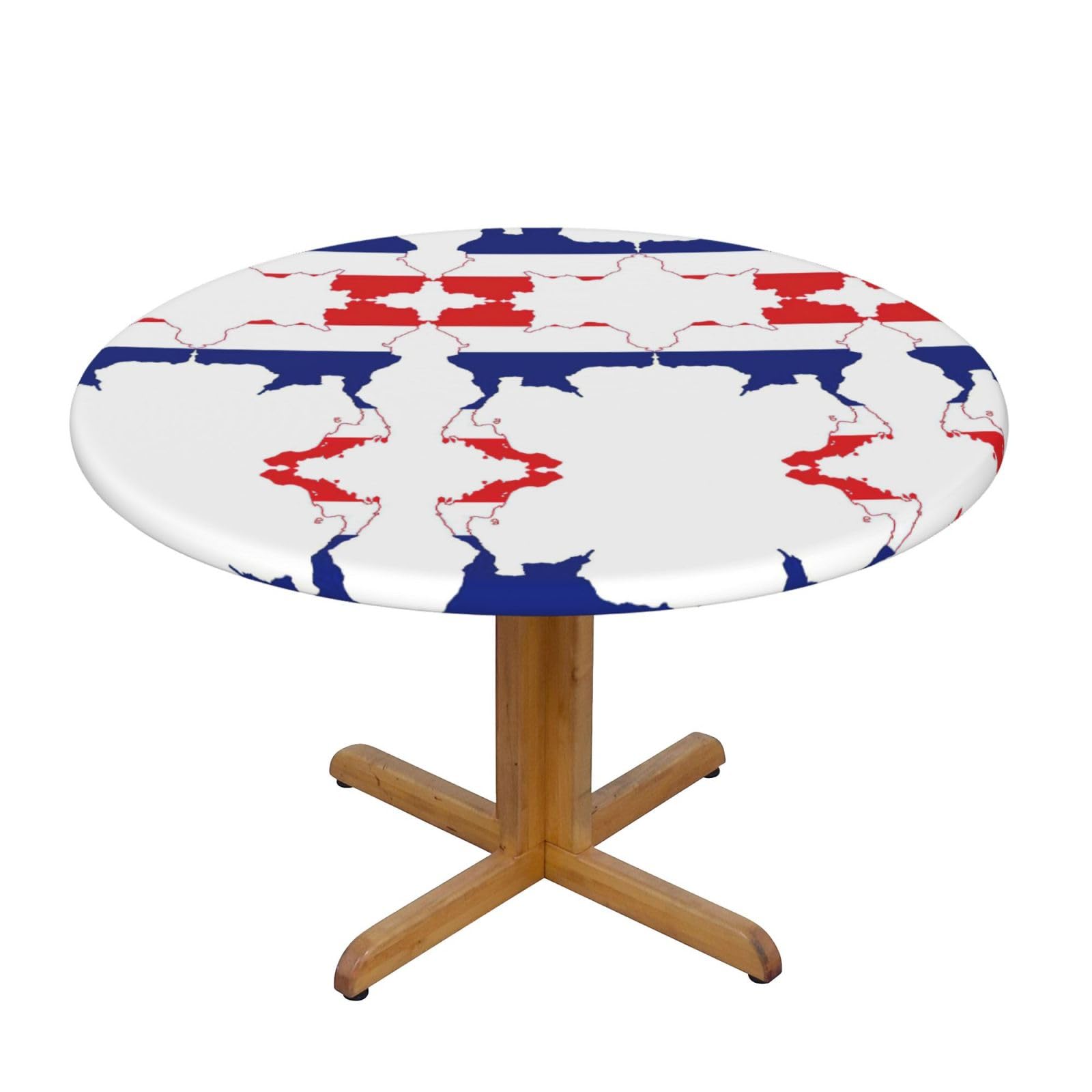 Thailand Flag Map Print Oxford Wipeable Tablecloth Oil-Resistant Outdoor Table Cover Reusable Birthday Table Protector