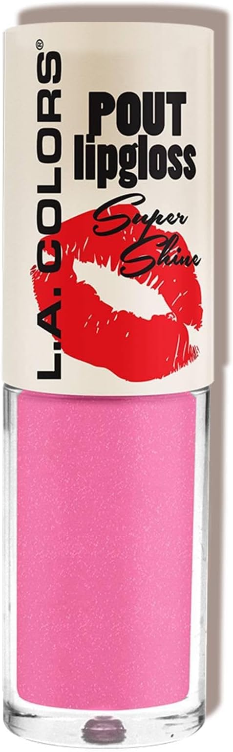 L.A. Colors Pout Shiny Lipgloss, Sweet Metallic, 4g