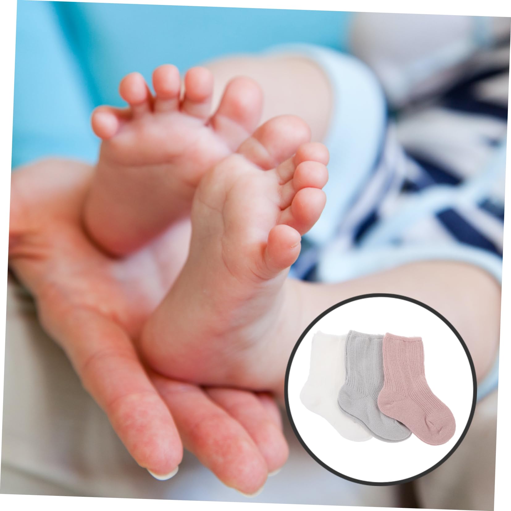 HAPINARY Toddler Socks Warm Winter Socks for Baby Boys Girls Newborn to Toddler 3 Pairs