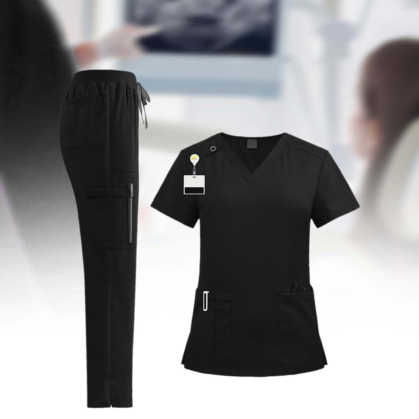 Oshhni Damen Arbeitskleidung Set für Tierpfleger, Elegante Uniform für SPA Und Beauty Center