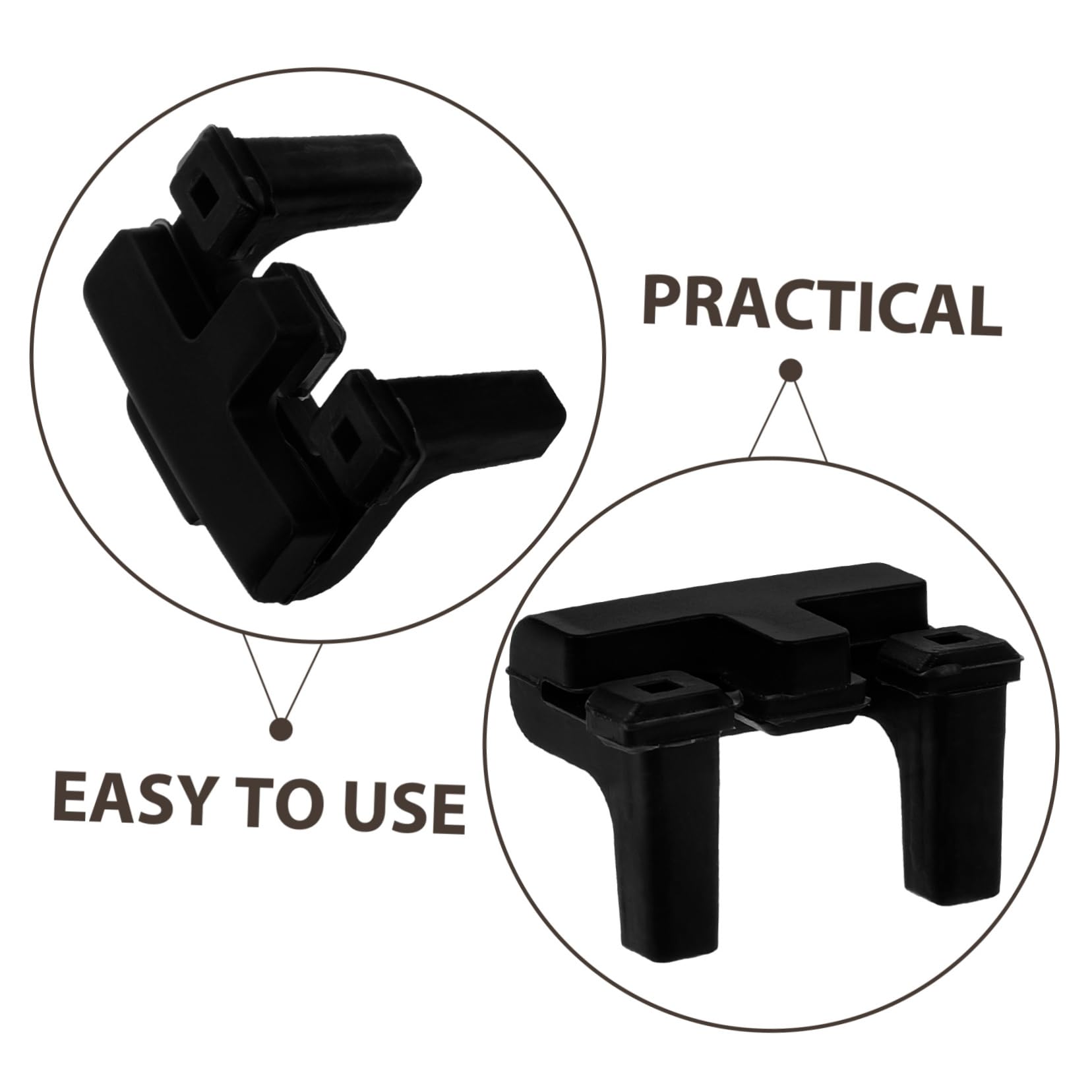 PRETYZOOM 5 Set Di Vassoi Di Ricambio Per Friggitrice Ad Aria Paraurti Non in Silicone Piedini in Fogli Per Friggitrice Ad Aria 10 Pezzi*5