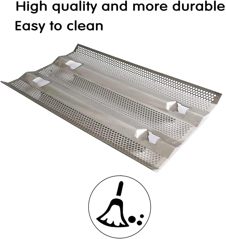 SN3521(2-Pack) SN3541(1-Pack) 13.75 inch Stainless Steel Heat Plate for Fire Magic 14-S1S1N-A, 14-S2S1N-A, 24-S1S1N-62, 24-S2S1N-62, 34-S1S1N-A, 34-S2S1N-A, Regal I