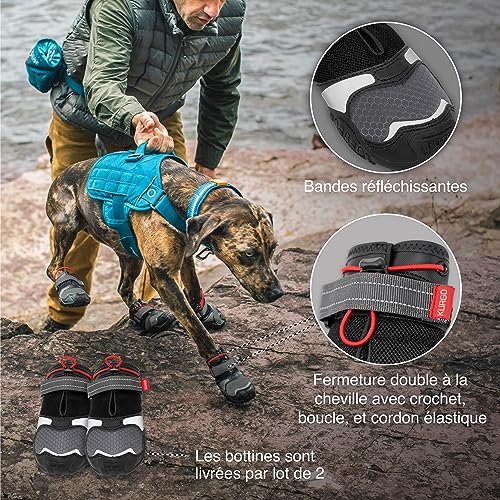 Bottines Kurgo Blaze Cross chien taille M chaussures grises étanches - 11