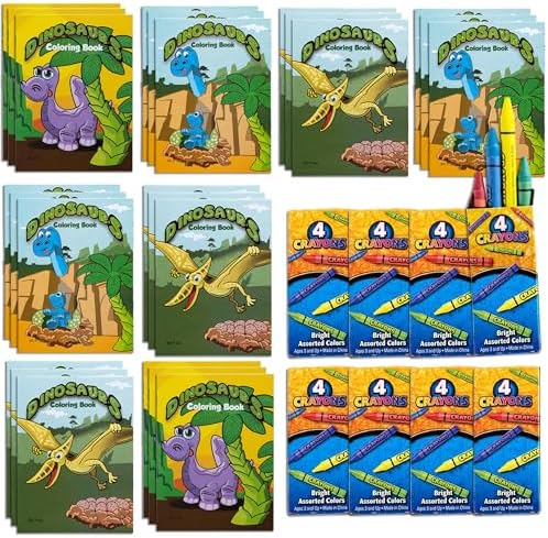 Mini Dinosaur Coloring Books For Kids 24 Pcs Cute