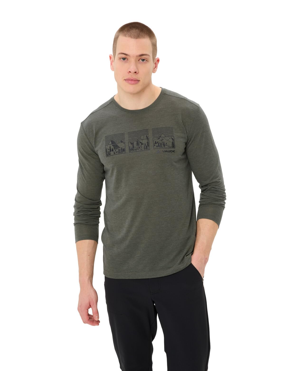VAUDE Koszulka Mężczyźni Men's Rosemoor Ls T-shirt Iii