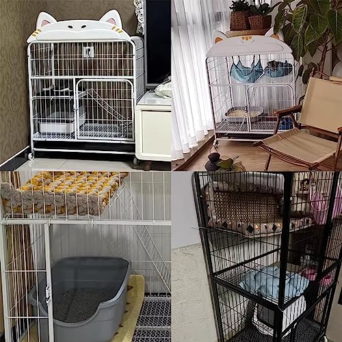 Jaula para gatos Recintos para gatos de interior, Jaula grande para gatos, Jaula de metal para gatos