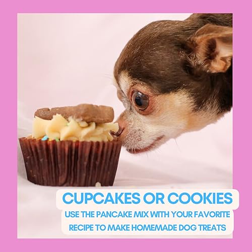 Miniatura 9 de BUDDY BUDDER Panqueques de cumpleaños de Bash Pooch - Regalo divertido, brunch con tu cachorro, o apilarlos para cumpleaños de perro con vela, 100%