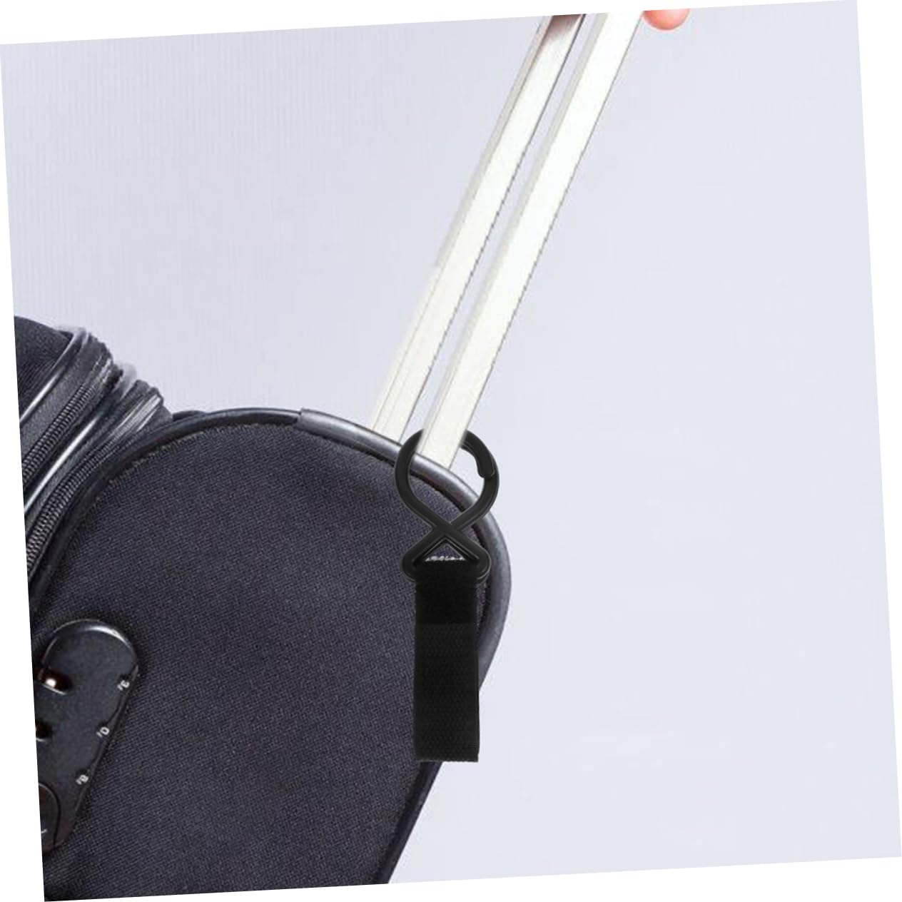 12Pcs Multifunctional Hook Stroller Accessory Clips Space Saving Cart Hangers for Diaper Bags Wheelchairs and Walkers Lightweight and Portable Design for Enhanced Safety