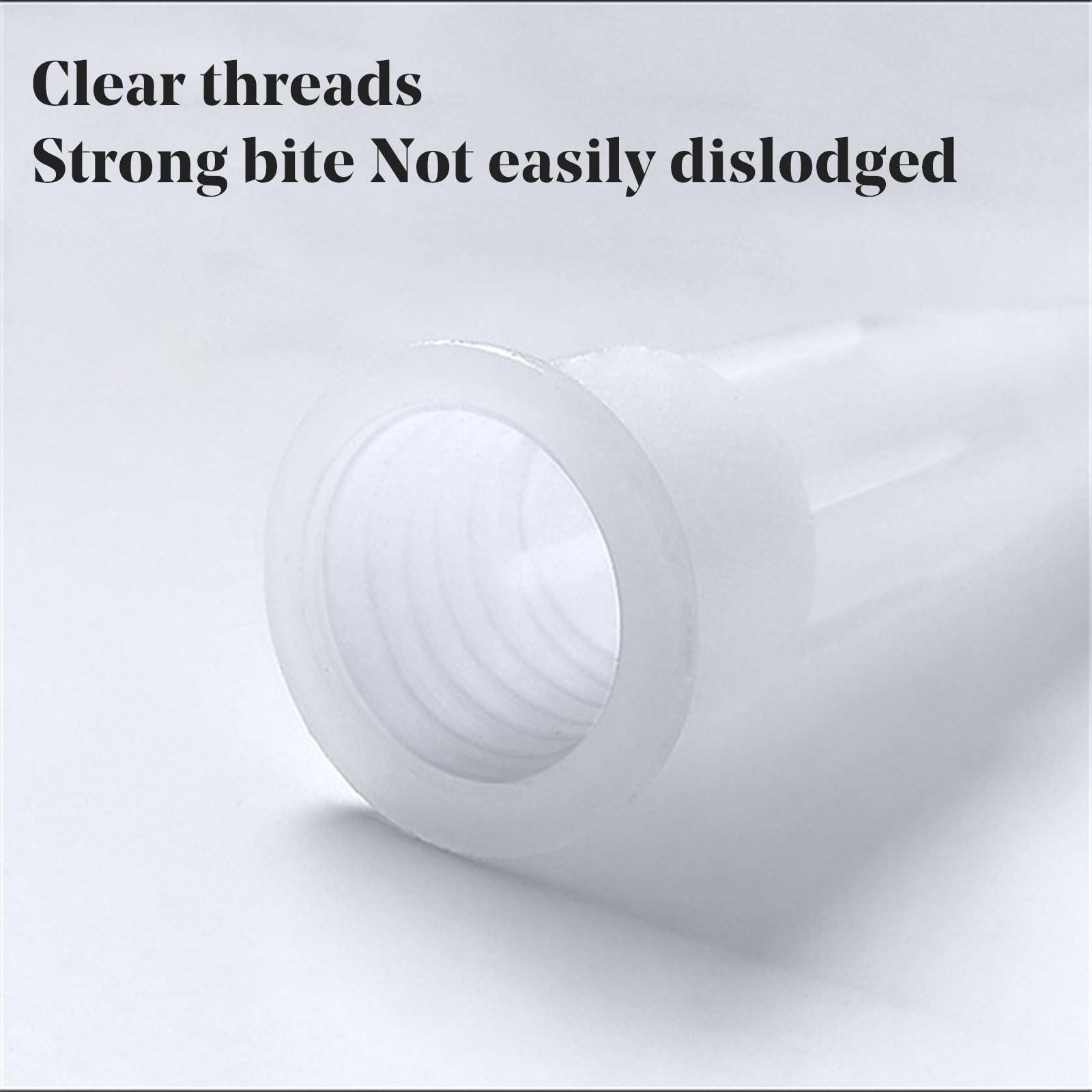 40 Pieces Silicone sealant Nozzles Caulking Tips with Screw Caps - Image 4