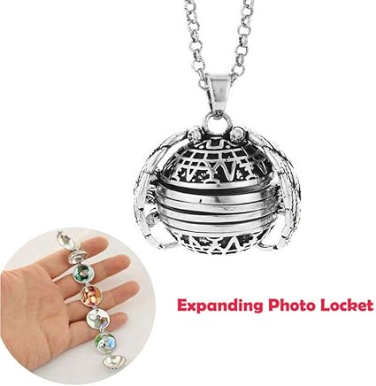 Gold expanding photo locket Outlet
