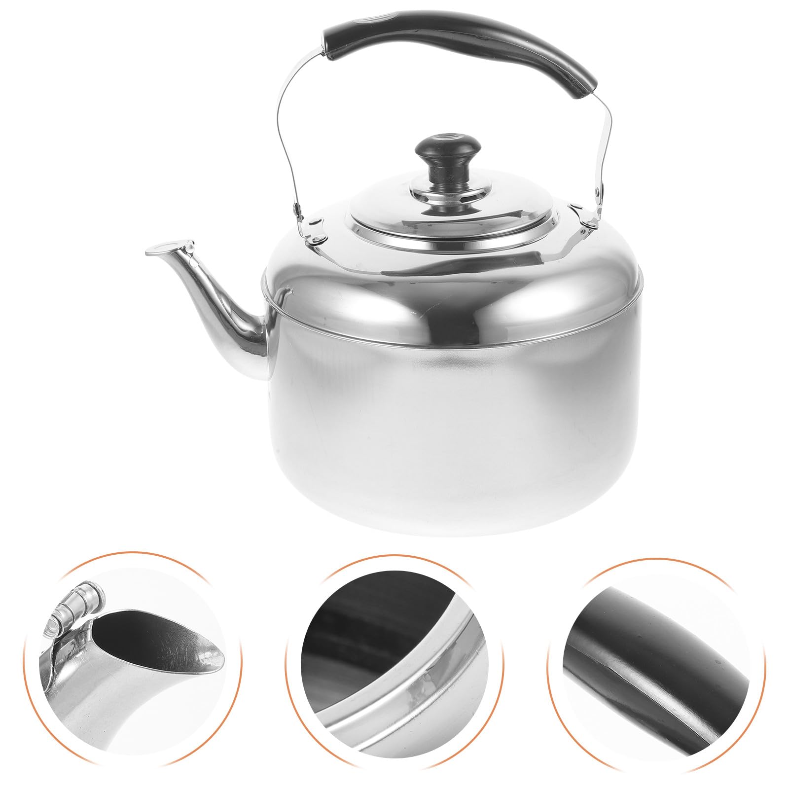 Hervidor de Acero Inoxidable 5, 5 L Boquilla Vertedora para Té