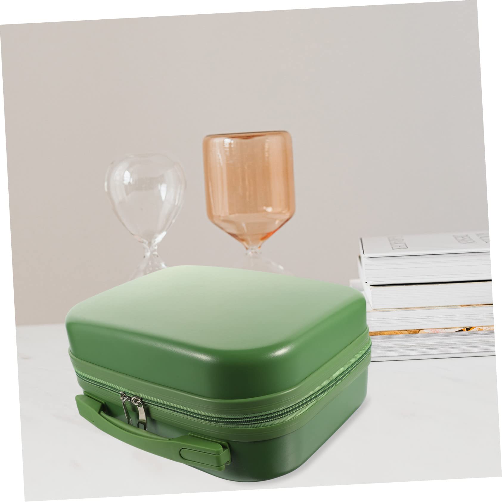 FRCOLOR Organizzatore per Trucco Grande Capacità 14 Pollici Custodia Rigida per Trucco Portatile Beauty Case da Viaggio Scomparti per Casa Ufficio Scuola