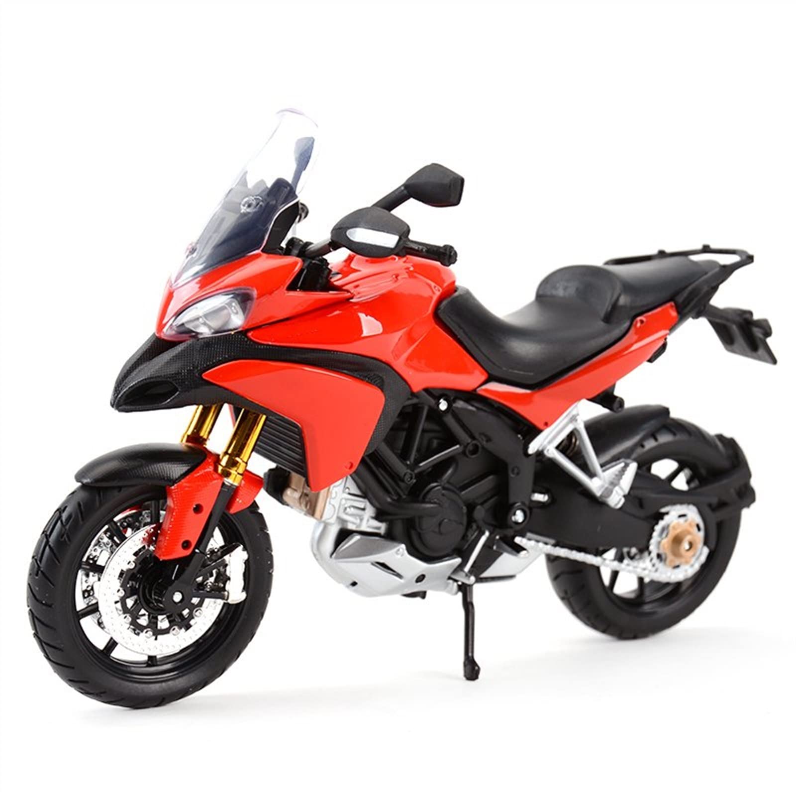 SEYXF Motorbike Toy Motorcycle Model Toys 1:12 for Ducati Multistrada 1200S Red Die Cast Vehicles Collectible Hobbies