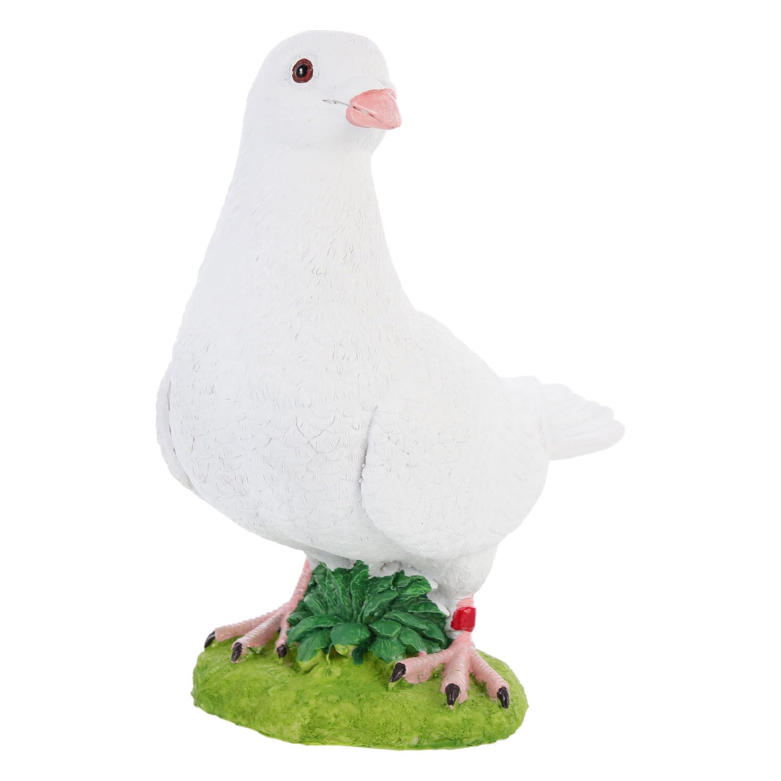 Housoutil Gartentaube aus Kunstharz als Gartenornament für Deko Draußen
