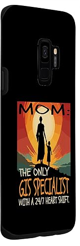 Miniatura 3 de Galaxy S9 GIS Specialist Job & Mother's Day Themed Cute Design Case
