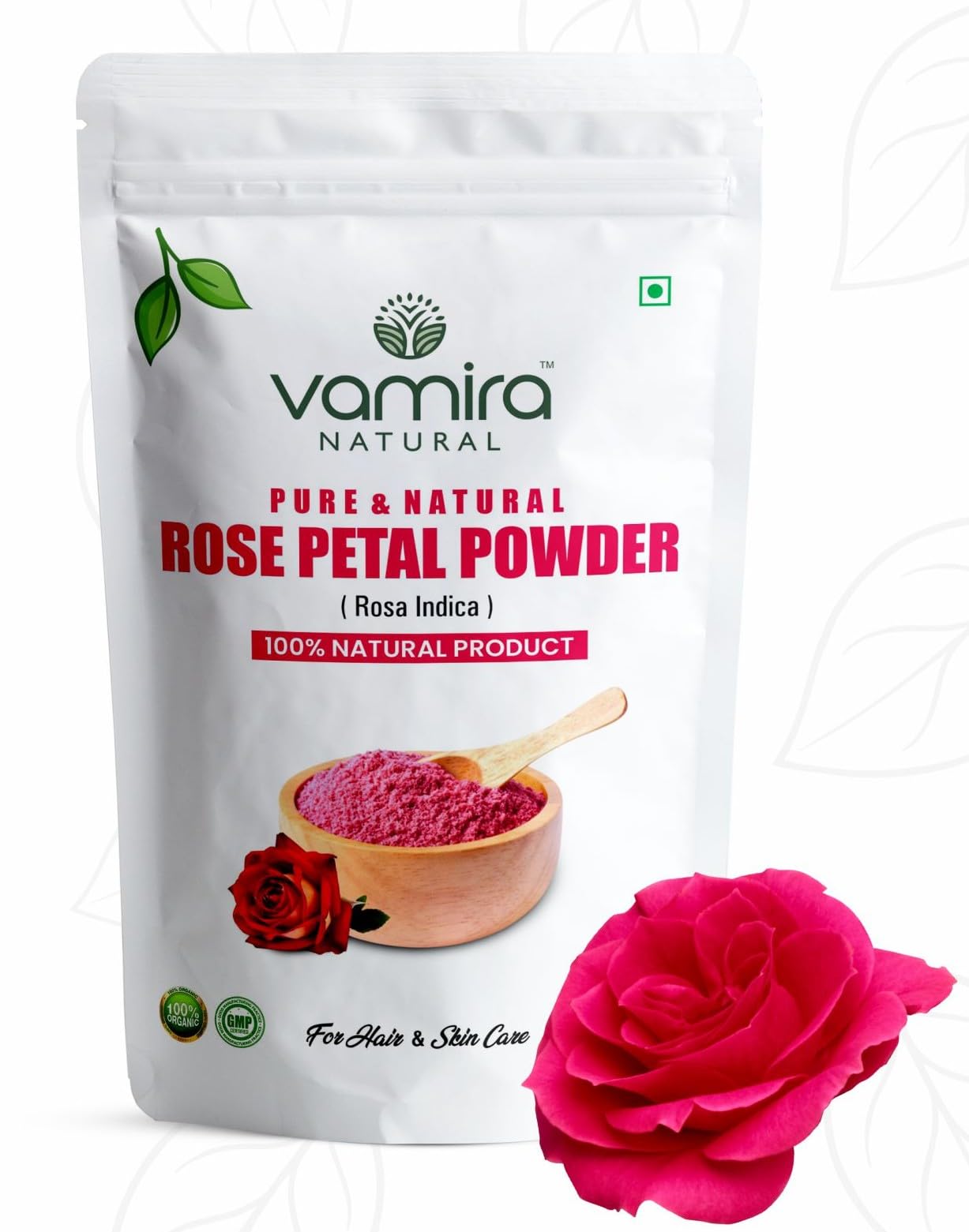 Rose Petal Powder for Hair & Scalp | 100% Pure Natural Gulab Powder for Cleansing, Moisturizing & Nourishing | Helps Repair Damaged Hair & Add Natural Shine | Herbal Hair Pack & Mask (Sulfate Free, Pouch Pack) (1 kg)-image-25