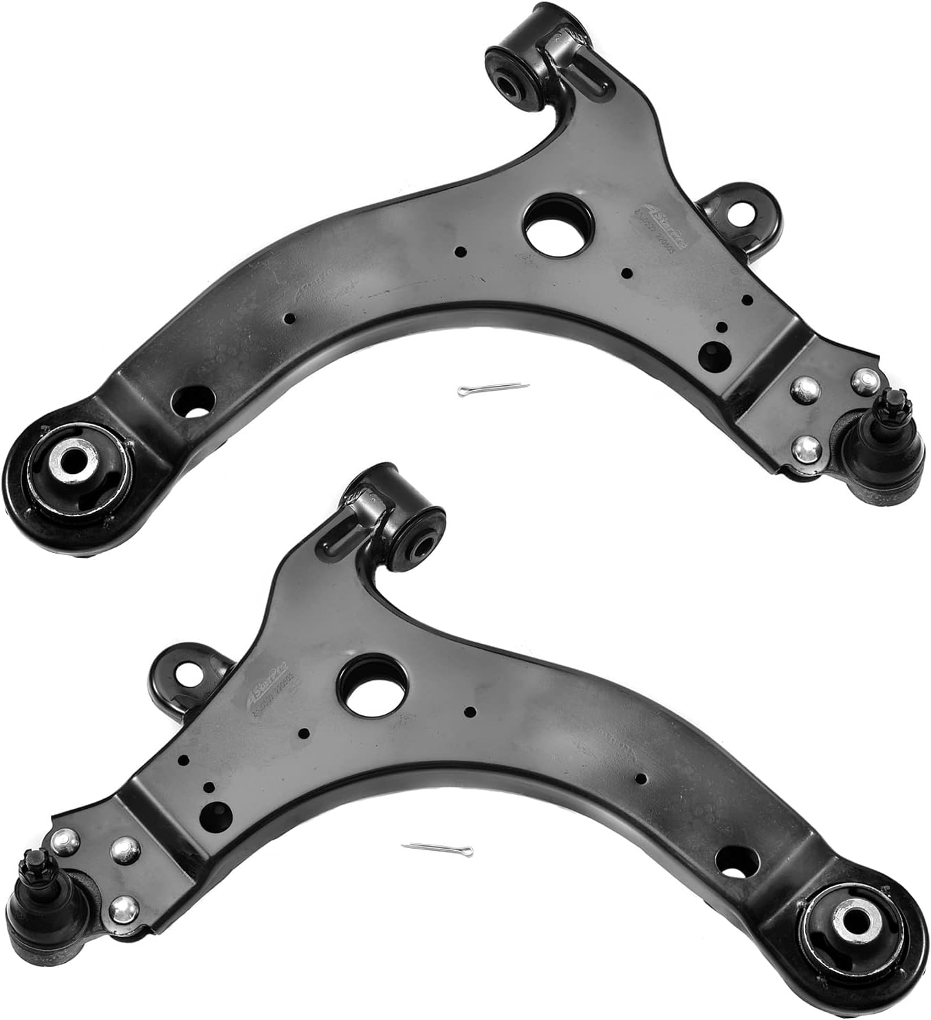 ASTARPRO - Front Lower Control Arms w/Ball Joint + Outer Tie Rods + Sway Bars Replacement for Impala Monte Carlo Lacrosse Century - 6pc Set