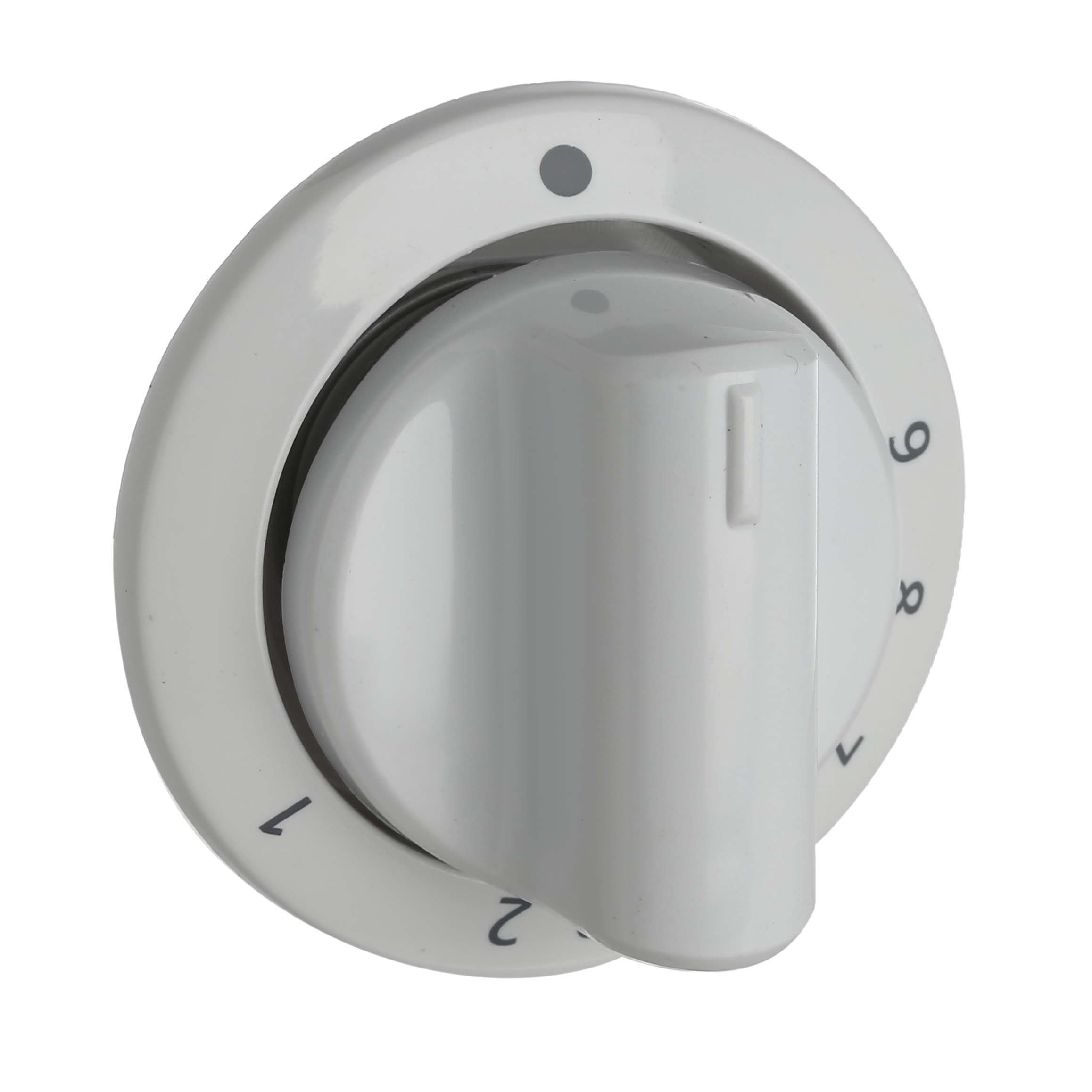 Masterpart White Cooker Main Oven Control Knob, Rotary Switch Dial To Fit Flavel Ftcg50w, Ftcg52w, Ftcg60w Cookers & Ovens 250315669