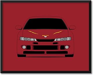CUSTOMIZABLE COLOR: Nissan 240SX (1995-1998) in the Fast and the Furious Movie Inspired Poster Print Wall Art Decor Handmade Silvia S14 driven by Letty Ortiz (Michelle Rodriguez) (Unframed)