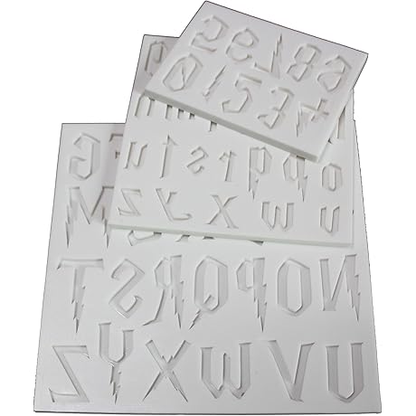 Magical 3-Piece Silicone Mold Set: Craft Enchanting Harry Potter Fondants and More!