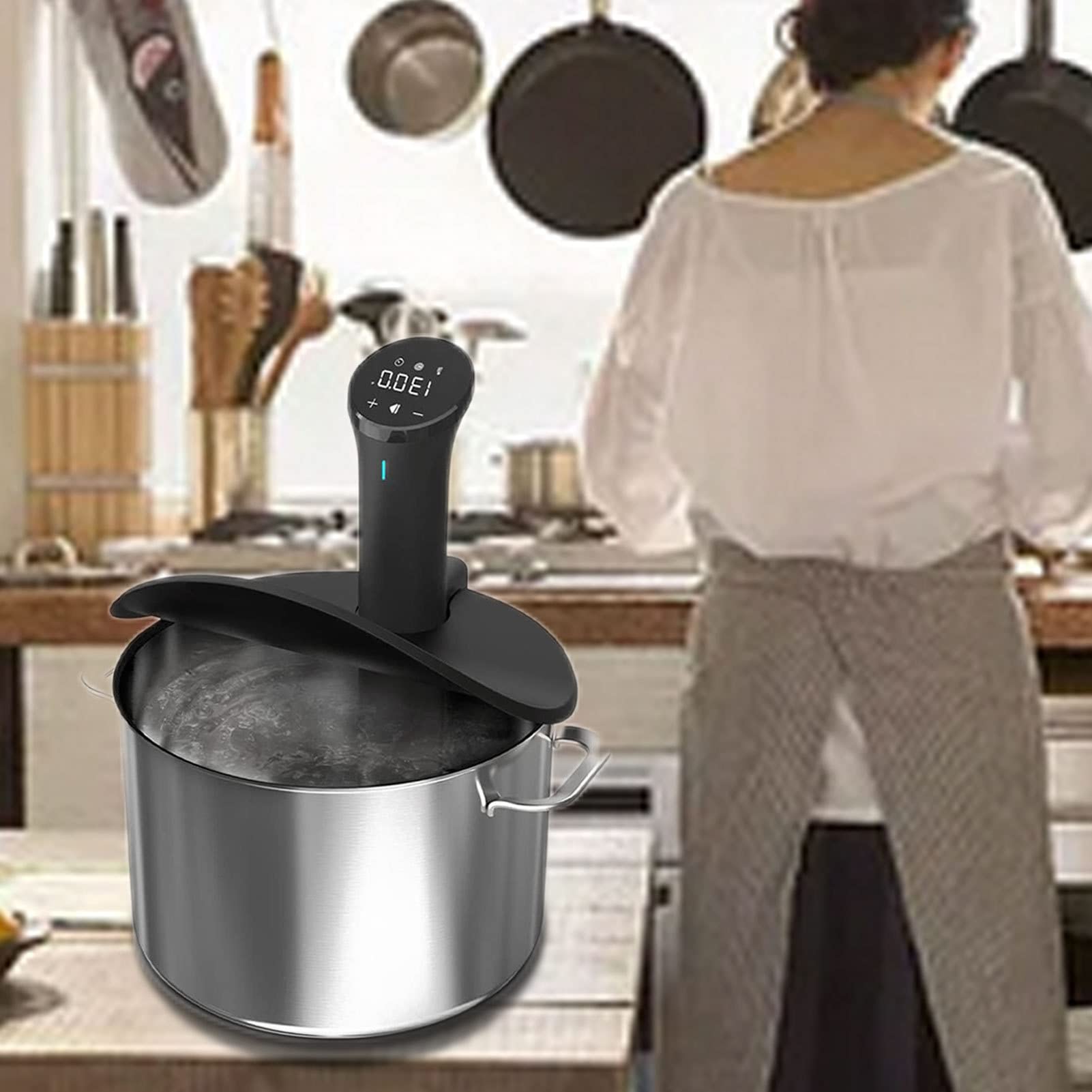 Accessori Cucina Coperchio Sous Vide In Silicone Per Pentole Fino A 28cm | Cottura A Bassa Temperatura Preciso Contenitori Sous Vide Prezzi